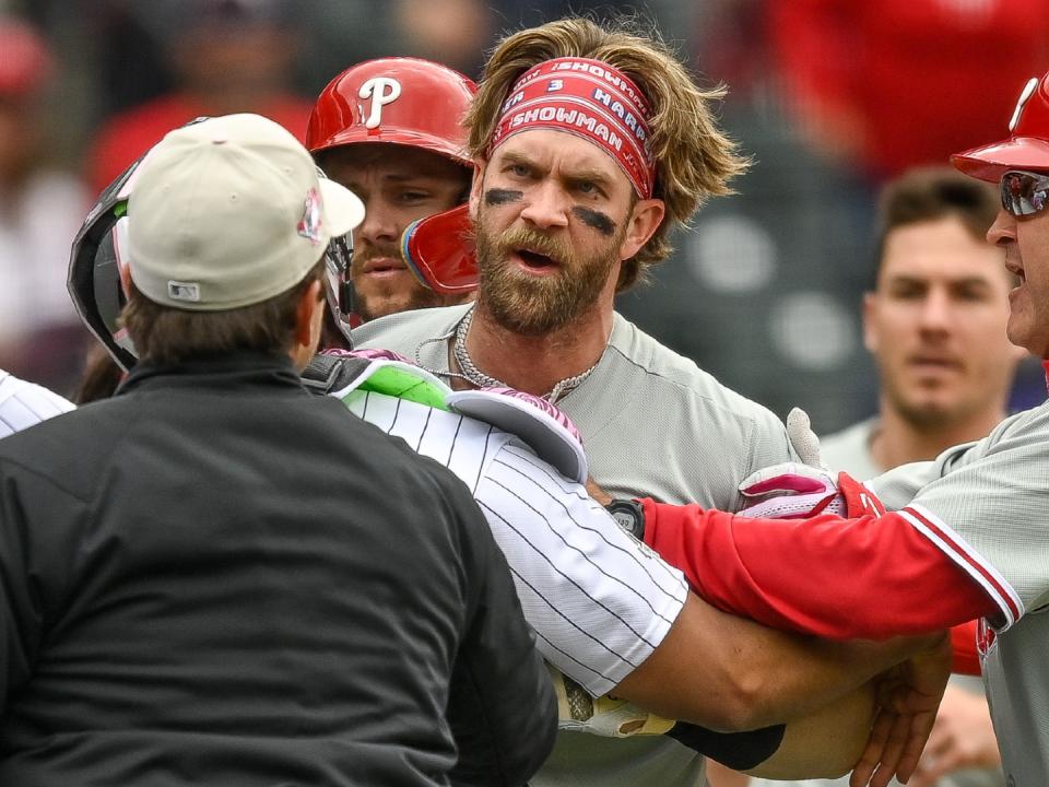 Kubet phát hành Bryce Harper 'không hài lòng lắm' với Jake Bird sau khi Rockies chế nhạo Phillies